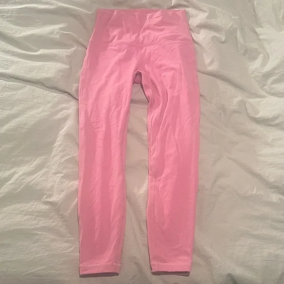 Lululemon Pink Blossom Align Leggings 25” - Picture 2 of 3